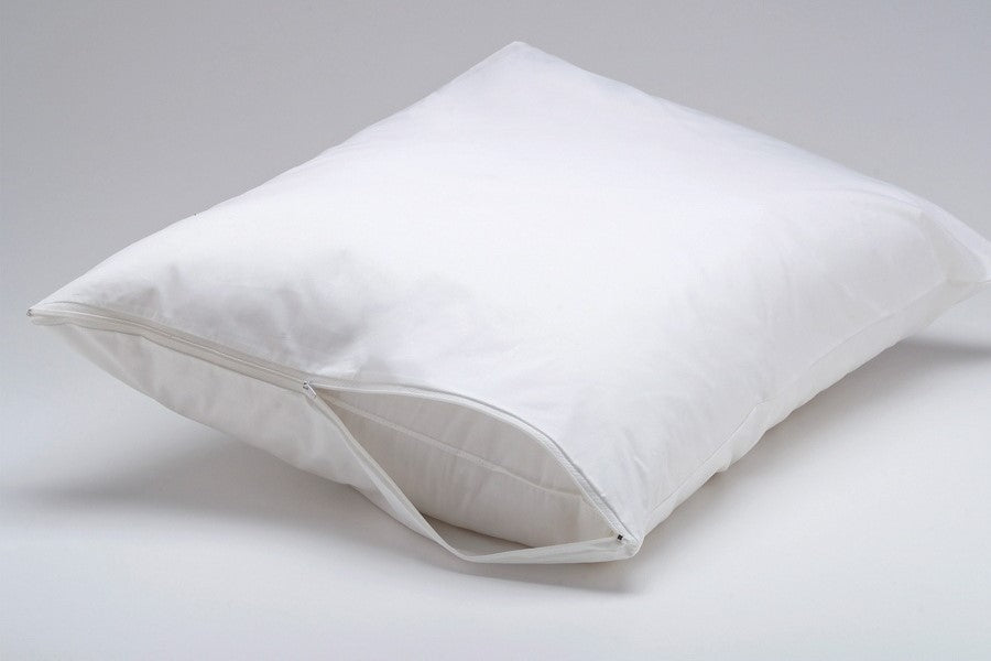 Feather best sale pillow protector